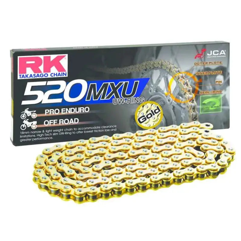 RK Chain GB520MXU-114L UW-Ring - Gold - RV and Auto Parts