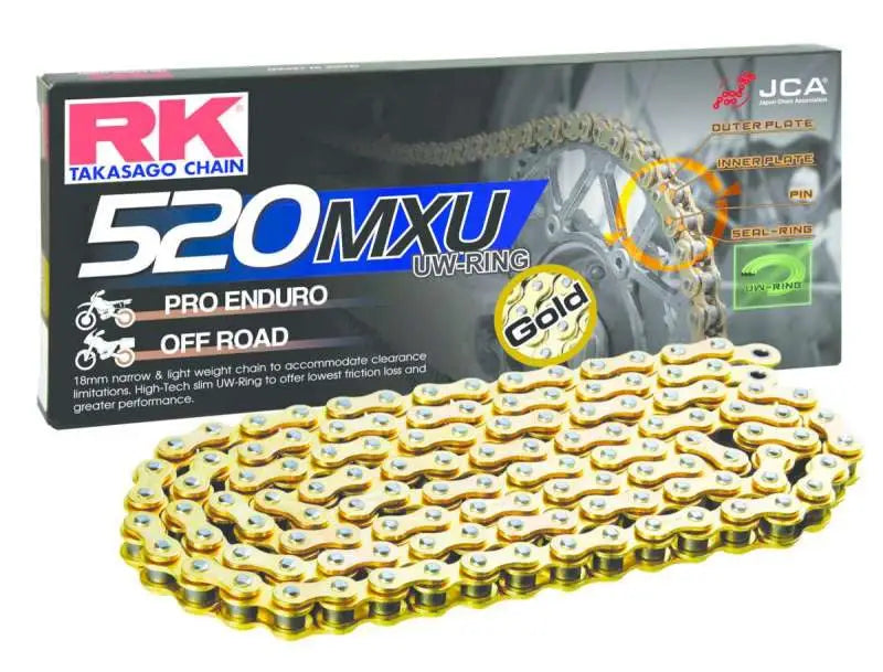RK Chain GB520MXU-116L UW-Ring - Gold - RK Chain