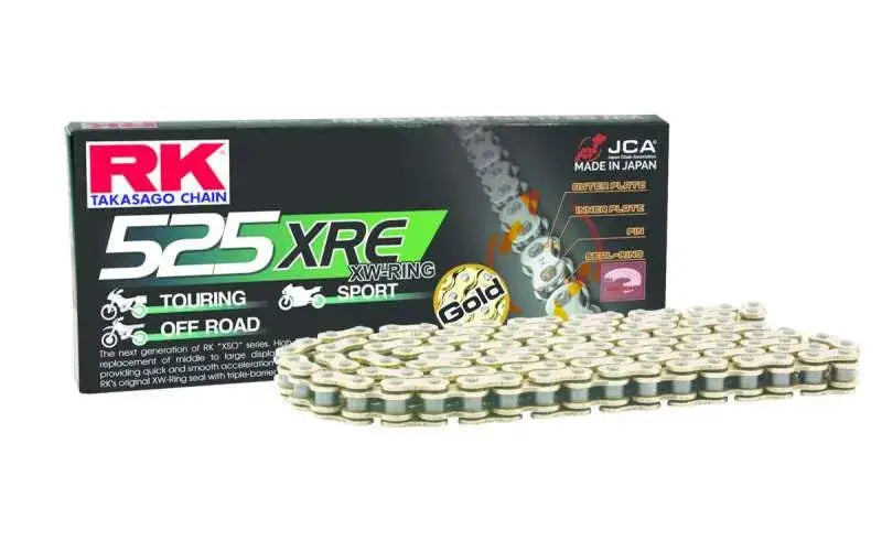 RK Chain GB525XRE-116L XW-Ring - Gold - RV and Auto Parts