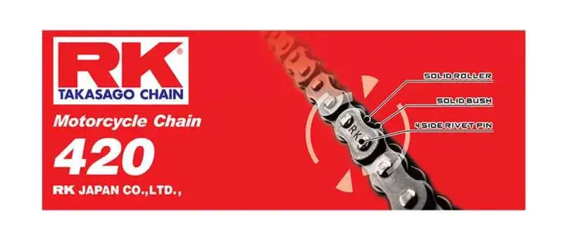 RK Chain RK-M 420-126L - Natural - RV and Auto Parts