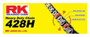 RK Chain RK-M 428H-130L heavy duty chain for tough jobs, model rk-m 428h-130l
