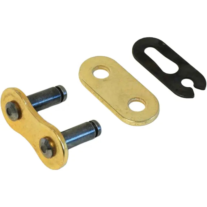 RK Excel 525 ZXW Drive Chain GB520MXZ5-CL - Gold Master Link GB520MXZ5 Clip