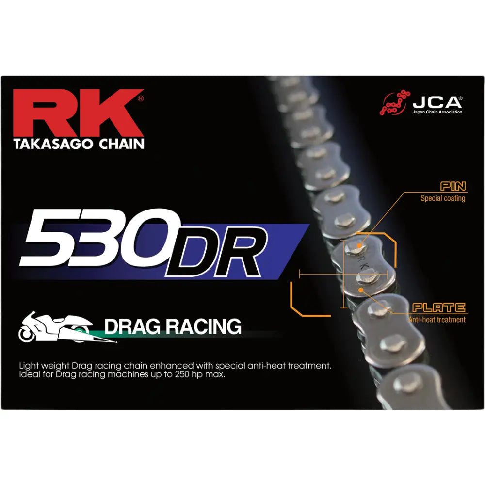 RK Excel 530 DR Drag Racing Chain 530DR-140 - 530DR 140