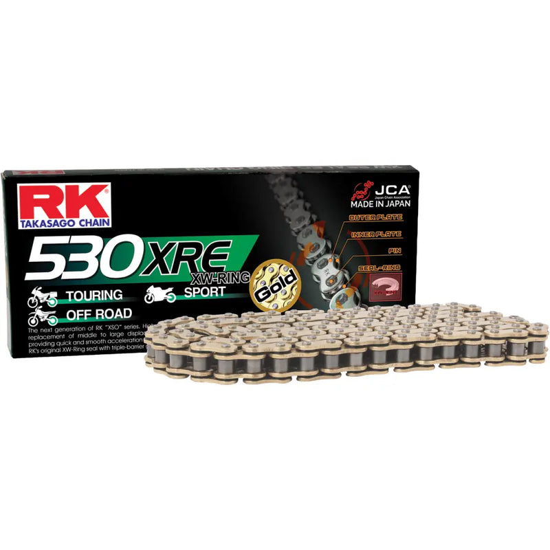 RK Excel 530 XRE Gold Drive Chain GB530XRE-120 - Gold GB530XRE 120