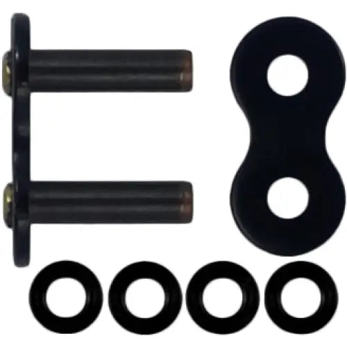 RK Excel 530 ZXW Drive Chain BL530ZXW-RL - Black Master Link BL530ZXW Rivet