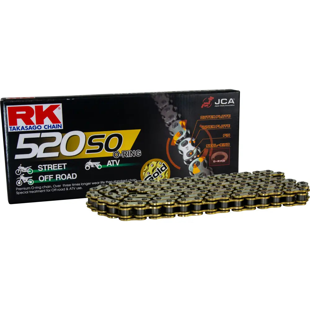 RK Excel GB520 SO Gold Drive Chain GB520SO-84 - Gold GB520SO 520 84