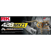 RK Excel GBMXZ1 Drive Chain Gold GB428MXZ1-130 - Gold GB428MXZ1 428 130