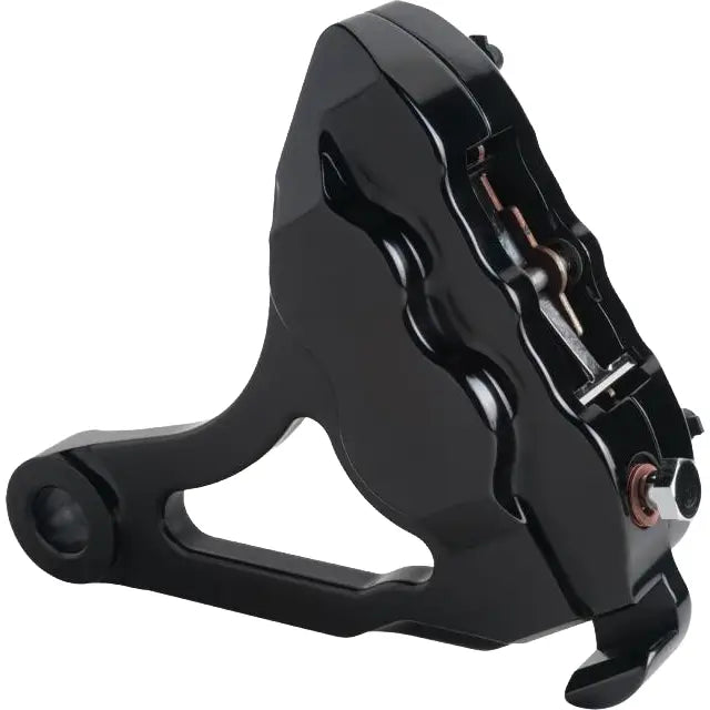 RKDGAB536 Hawg Halters Inc 4 Pist Rear Caliper Kit Black Dyna 06-07