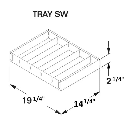 RKI Built To Withstand Tough Conditions Tool Box Tray Traysw - SW ST Truck Boxes