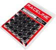 RLUG-CS25B Raceline 12Mmx1.50 Lock Style Lug 20/Pk Lock Style Lug Nuts Blk - RV and Auto Parts