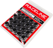 RLUG-CS25B Raceline 12Mmx1.50 Lock Style Lug 20/Pk Lock Style Lug Nuts Blk - RV and Auto Parts