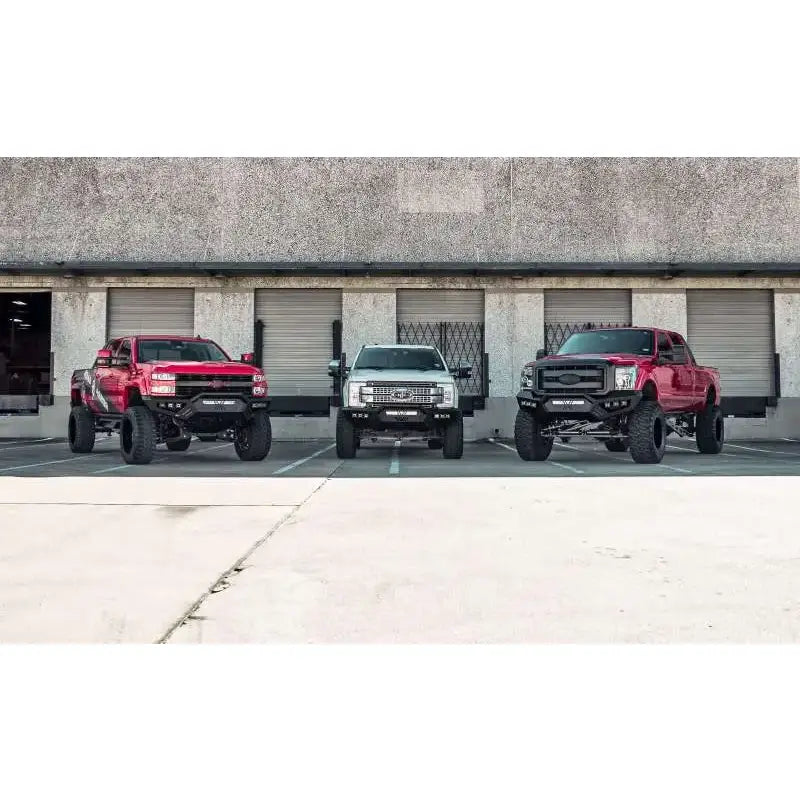 Road Armor 11-16 Ford F-250 SPARTAN Front Bumper Bolt-On Pre-Runner Guard - Tex Blk - Truck & Automotive