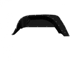 Road Armor 18-21 Jeep Gladiator JL Stealth Rear Fender Liner Body Armor - Black Steel - 520LFRSB