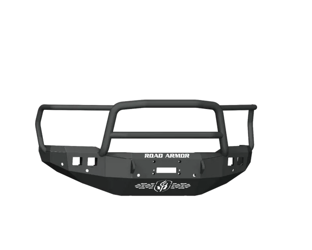 Road Armor 19-20 Ram 2500 Stealth Front Winch Bumper w/Lonestar Guard/6 Sensor Holes - Tex Blk - Truck & Automotive
