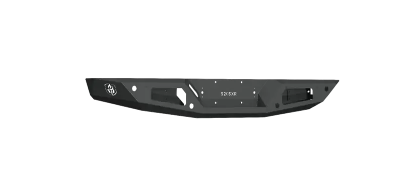 Road Armor 20-23 Jeep Gladiator JT Identity Rear Bumper - Texture Black - 5203DR0B - Bumpers Grilles & Guards