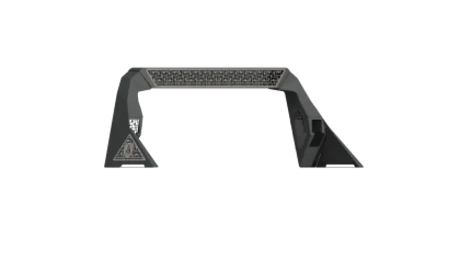 Road Armor 99-20 Ford F-250 iD Headache Rack w/Bedrail Pods / Dual Cube - Raw - 6992DHRP