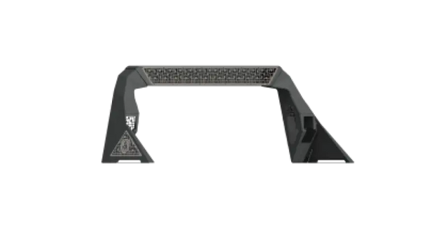 Road Armor 99-20 Ford F-250 iD Headache Rack w/Bedrail Pods / Dual Cube - Raw - 6992DHRP