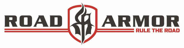 Road Armor iDentity Headache Rack w/Dual 10in Center Light Pod/Brake Lamp Relief/Beauty Rings - Raw - DHRC2MR - Roofs &