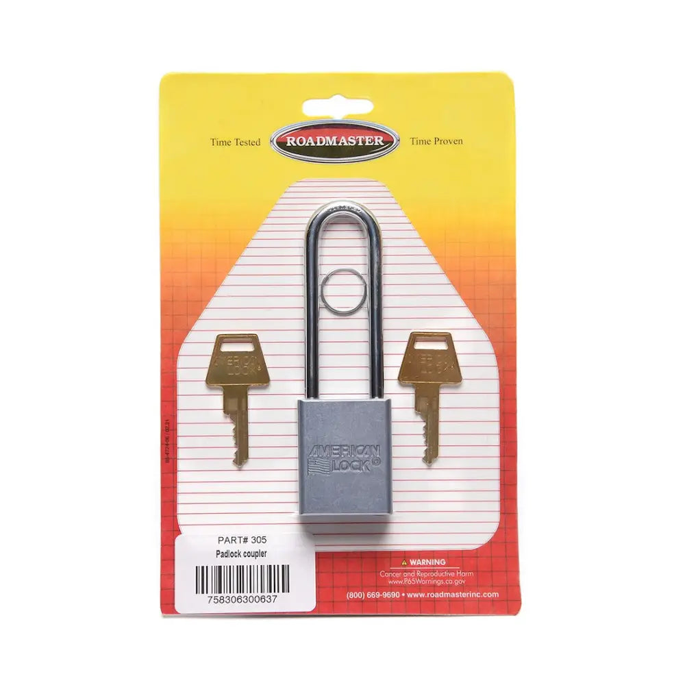 Roadmaster Hands-On Design And Manufacturing Padlock 305 - Coupler Padloc