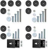 Rock Krawler 07-18 Jeep Wrangler JKU 4DR Front & Rear Bump Stop Kit (2in-4in) - Rock Krawler