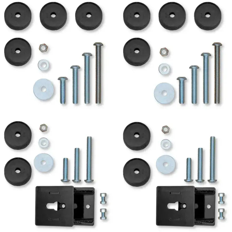 Rock Krawler 07-18 Jeep Wrangler JKU 4DR Front & Rear Bump Stop Kit (2in-4in) - Rock Krawler