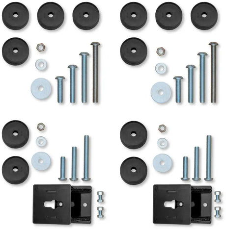 Rock Krawler 07-18 Jeep Wrangler JKU 4DR Front & Rear Bump Stop Kit (2in-4in) - Rock Krawler