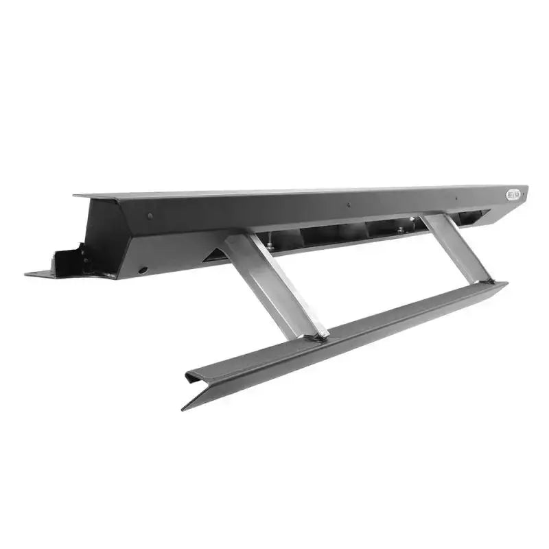 Rock Slide 21-22 Ford Bronco 4 Door Step Sliders 3rd Gen Passenger Side Sub Part rugged black exterior with sturdy step platform.