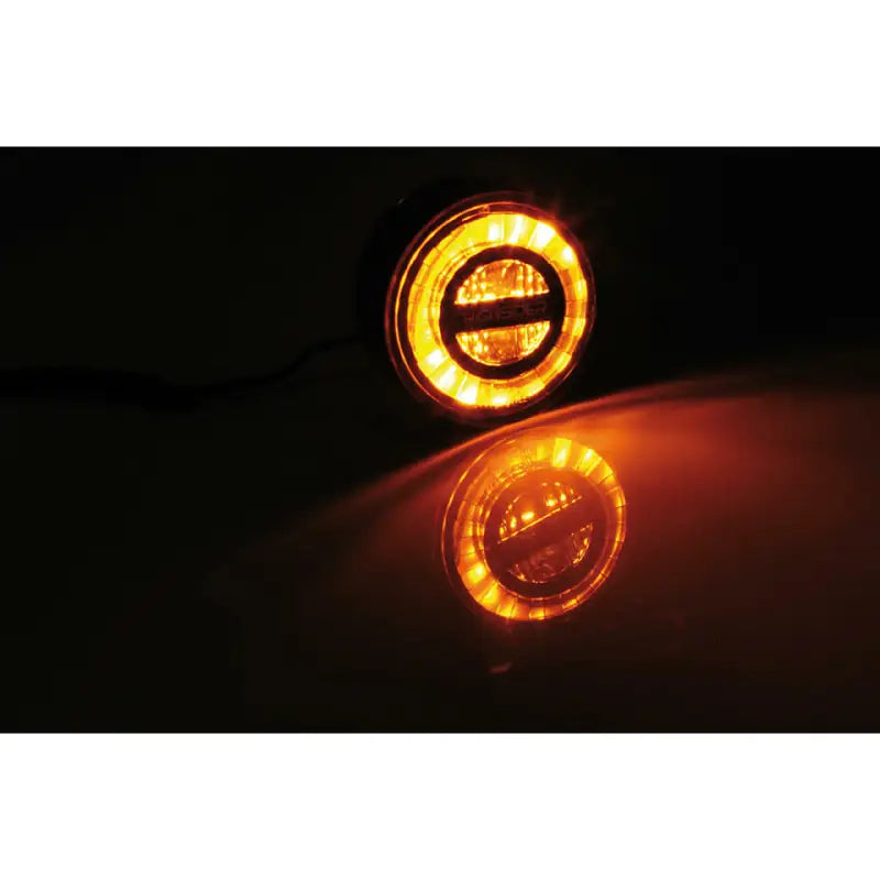 HIGHSIDER Rocket Led Turn Signal Pair Smoked Lens Black for Powersports