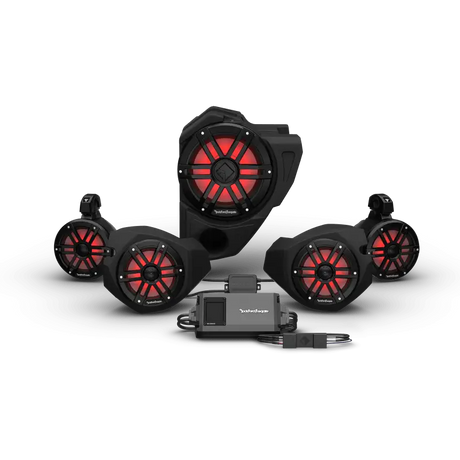 Rockford Fosgate 14+ RZR Stage-4 Audio System For Ride Command (Gen-3) - RV and Auto Parts