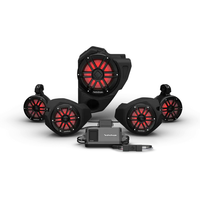 Rockford Fosgate 14+ RZR Stage-4 Audio System For Ride Command (Gen-3) - RV and Auto Parts