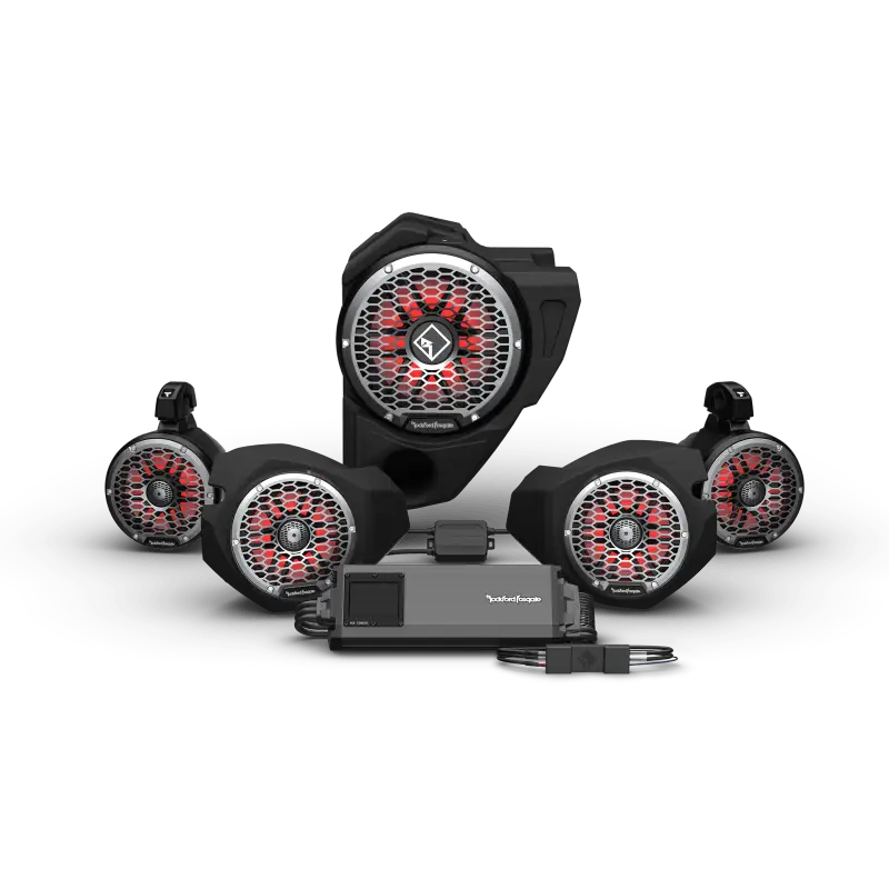 Rockford Fosgate 14+ RZR Stage-5 Audio System For Ride Command (Gen-3) - RV and Auto Parts