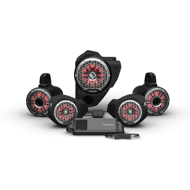 Rockford Fosgate 14+ RZR Stage-6 Audio System For Ride Command (Gen-3) - RV and Auto Parts