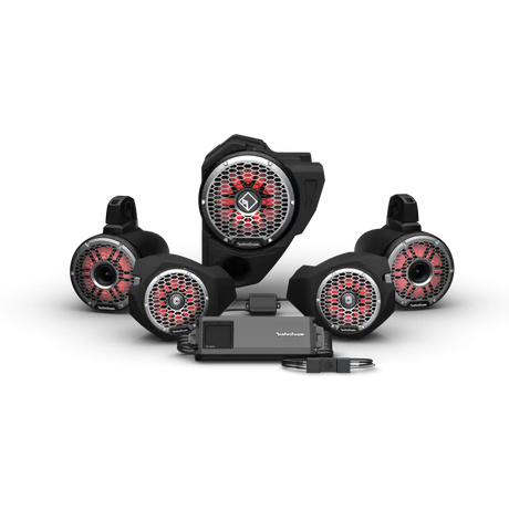 Rockford Fosgate 14+ RZR Stage-6 Audio System For Ride Command (Gen-3) - RV and Auto Parts