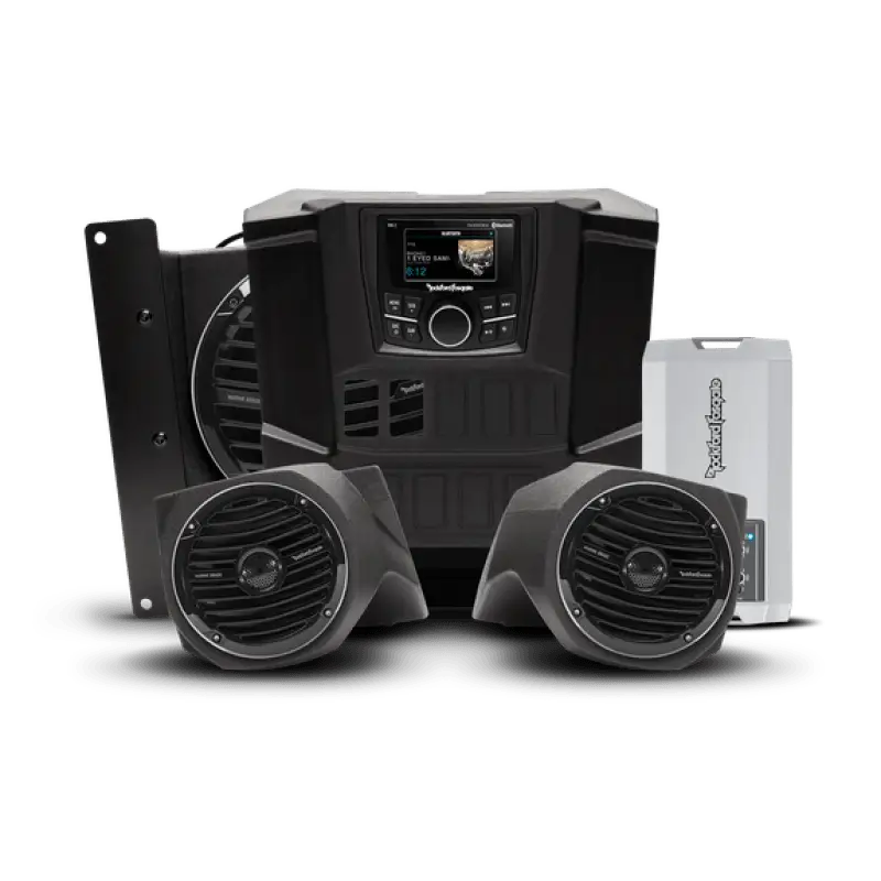 Rockford Fosgate 15-17 Polaris Ranger (Gen 1) 400 Watt Stereo Front Speaker w/ Subwoofer Kit - RV and Auto Parts