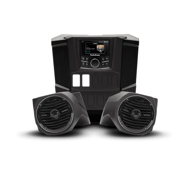 Rockford Fosgate 15-17 Polaris Ranger Stereo and Front Lower Speaker Kit (Gen-1) - RV and Auto Parts