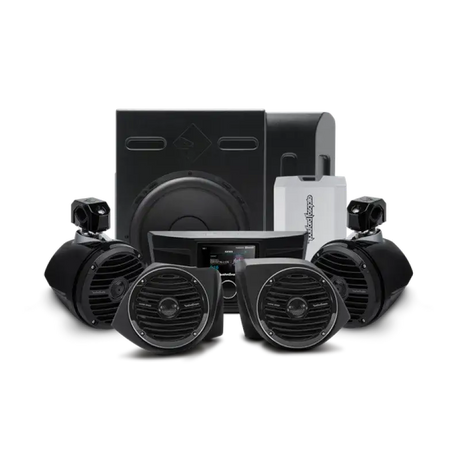 Rockford Fosgate 16-21 Yamaha YXZ1000R / 17-21 1000R SS Stage 4 Stereo Kit - RV and Auto Parts