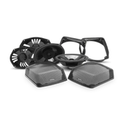 Rockford Fosgate 1998-2013+ Harley Davidson Motorcycle Saddlebag Audio Kit - TMS69BL9813