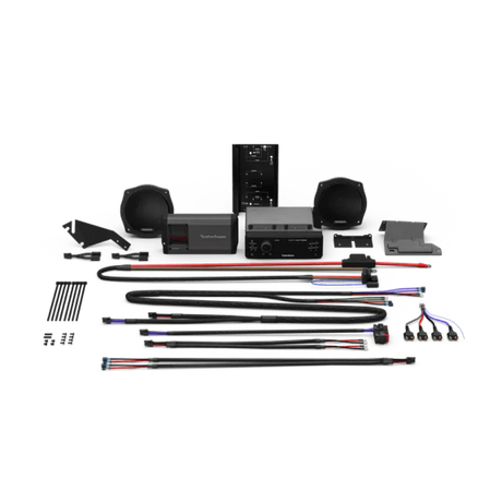 Rockford Fosgate 1998-2013 Harley Davidson Street Glide PMX Stage 2 Audio Kit - RV and Auto Parts