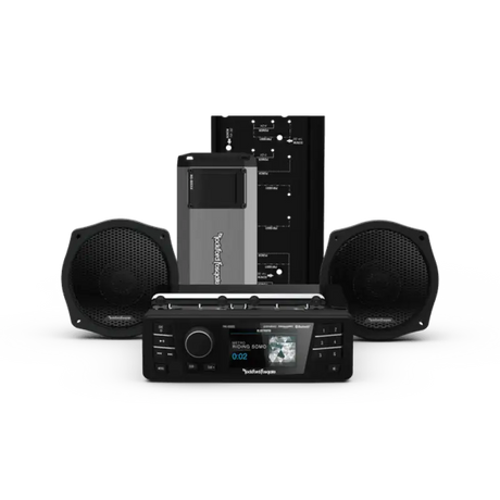 Rockford Fosgate 1998-2013 Harley Davidson Street Glide PMX Stage 2 Audio Kit - RV and Auto Parts