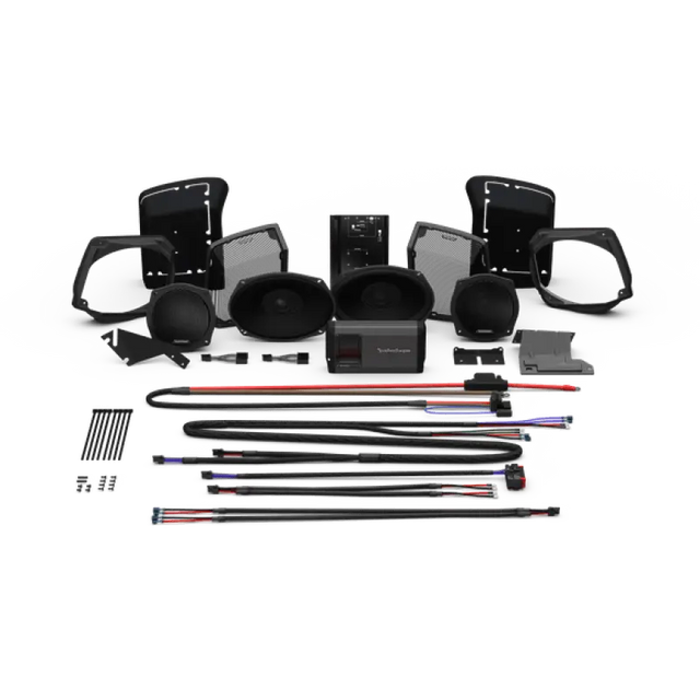 Rockford Fosgate 1998-2013 Harley Davidson Street Glide Stage 3 Audio Kit - RV and Auto Parts