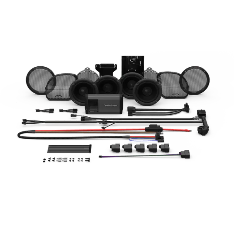 Rockford Fosgate 2014+ Harley Davidson Road Glide/Street Glide Ultra Stage 2 Audio Kit - RV and Auto Parts