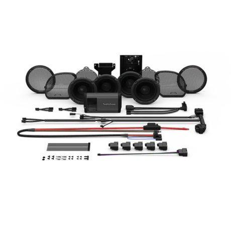 Rockford Fosgate 2014+ Harley Davidson Road Glide/Street Glide Ultra Stage 2 Audio Kit - RV and Auto Parts