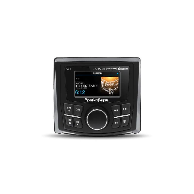 Rockford Fosgate Compact Digital Media Receiver w/ 2.7in. Display - RV and Auto Parts