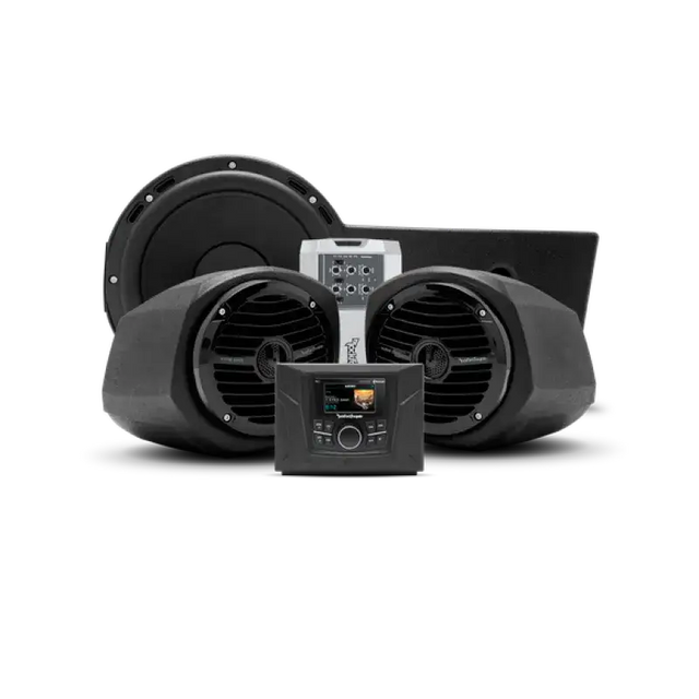 Rockford Fosgate Polaris General 400 watt Stereo Front Lower Speaker w/subwoofer Kit - RV and Auto Parts