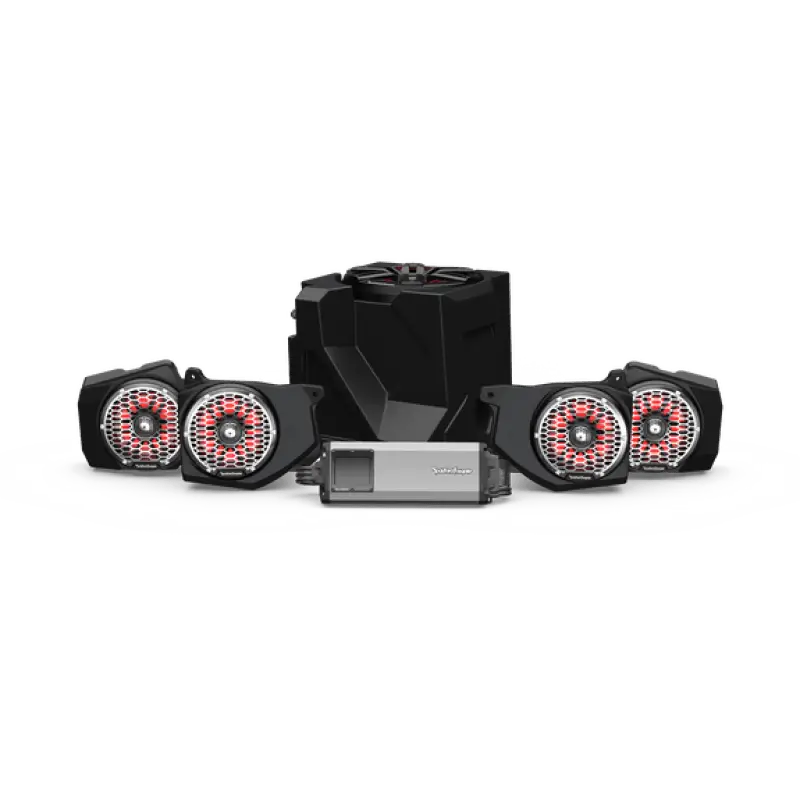 Rockford Fosgate Polaris Ranger Stage-6 Audio System for Ride Command (Gen-2) - RV and Auto Parts