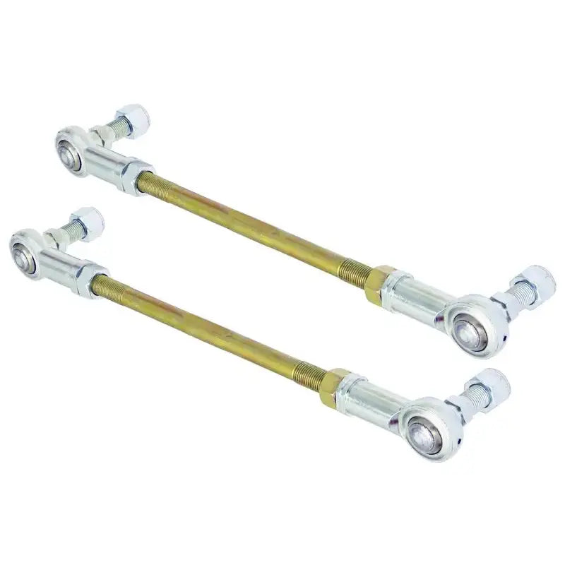 Two adjustable suspension links for RockJock Adjustable Sway Bar End Link Kit