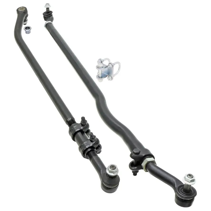 RockJock JK-9704P RockJock JK Currectlync Steering Sys. w/Flipped Drag Link 1.65in Dia. Tie Rod 1.3in Dia. w/Hardware