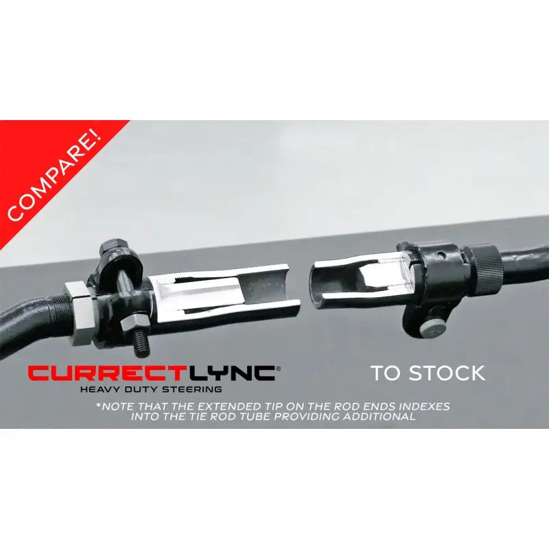 RockJock JK-9704P RockJock JK Currectlync Steering Sys. w/Flipped Drag Link 1.65in Dia. Tie Rod 1.3in Dia. w/Hardware
