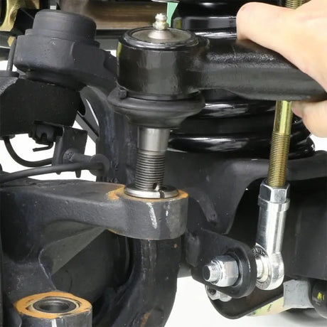 RockJock JK Currectlync Steering Sys. w/Flipped Drag Link 1.65in Dia. Tie Rod 1.3in w/Hardware - Truck & Automotive
