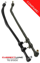 Two steering linkage components for RockJock JK Currectlync Steering System with Mounting Kit